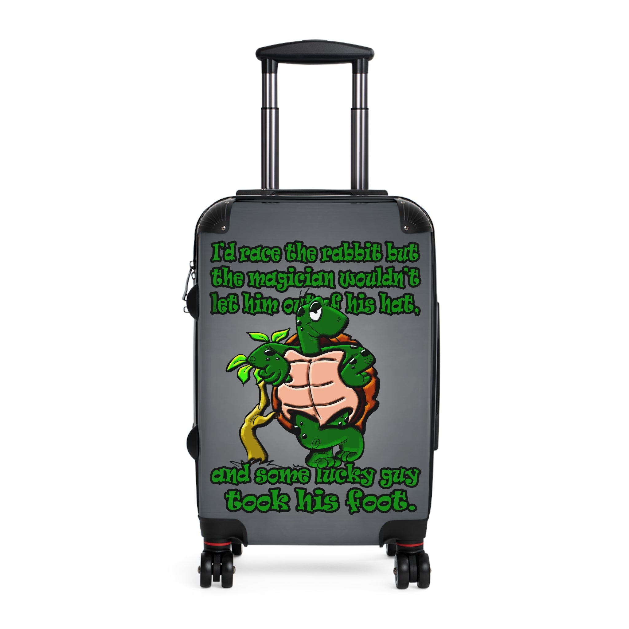 turtle race - Suitcase (grey-light grey)