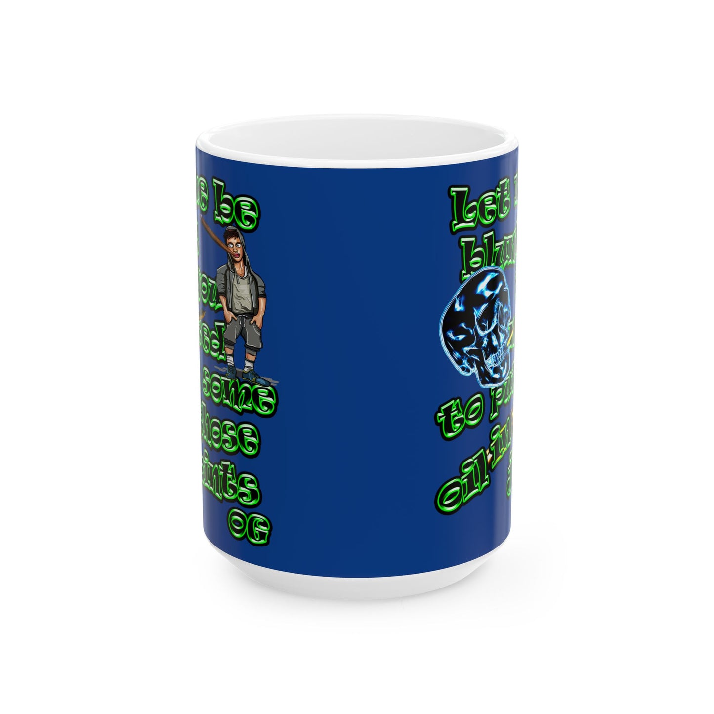 og - White Mug (dark blue)