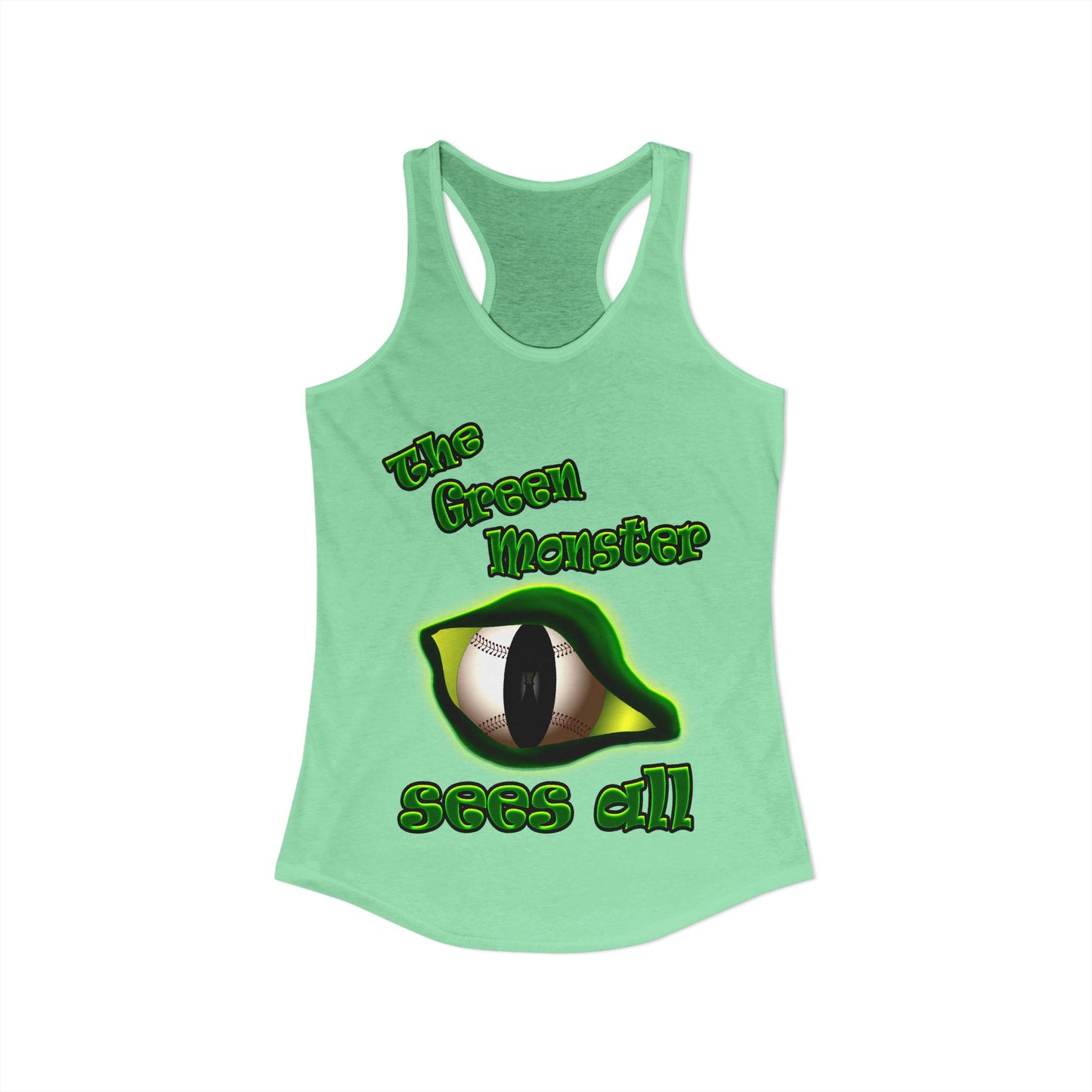 green monster - Women's Ideal Racerback Tank