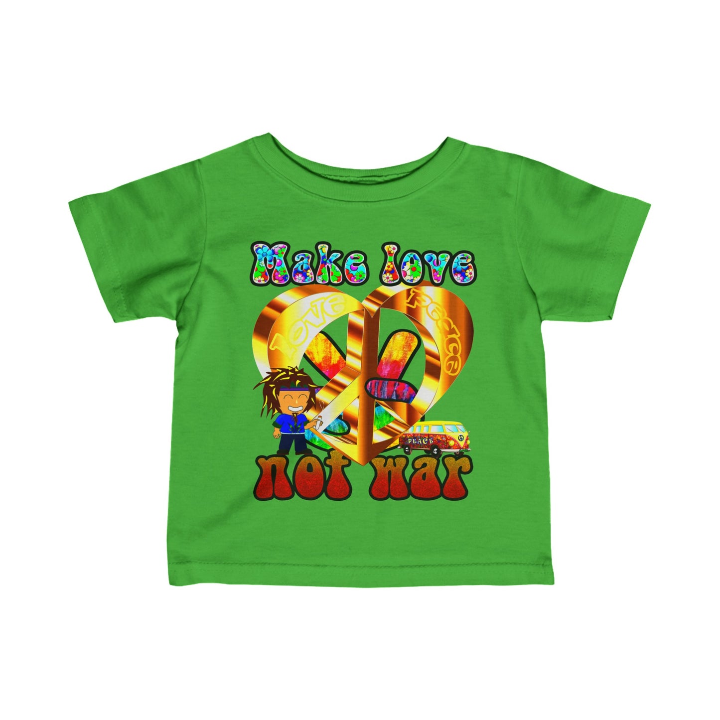 love peace - Infant Fine Jersey Tee