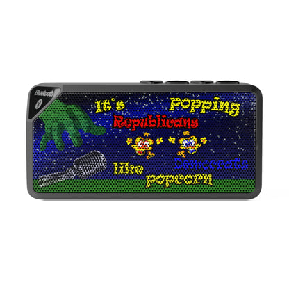 popping like popcorn - Jabba Bluetooth Speaker ('snoops' background)