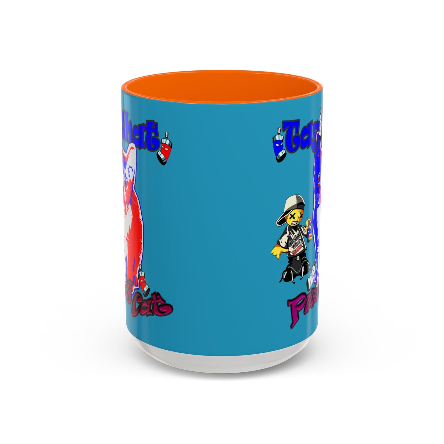 tag that - Accent Mug (turquoise)