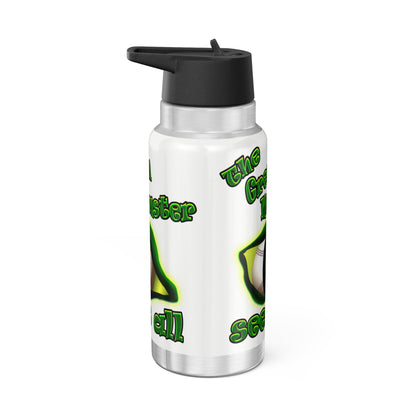 green monster - Gator Tumbler, 32oz (white)