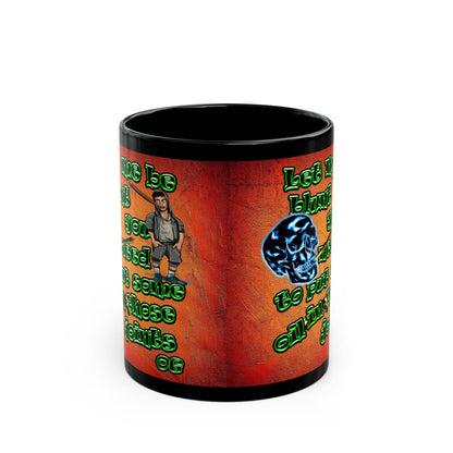 og - Black Mug (burnt orange)