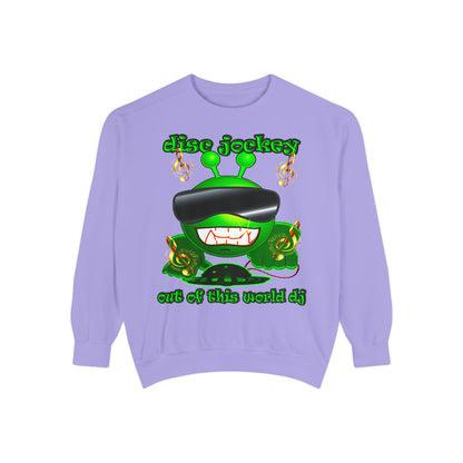 disc jockey - Unisex Garment-Dyed Sweatshirt