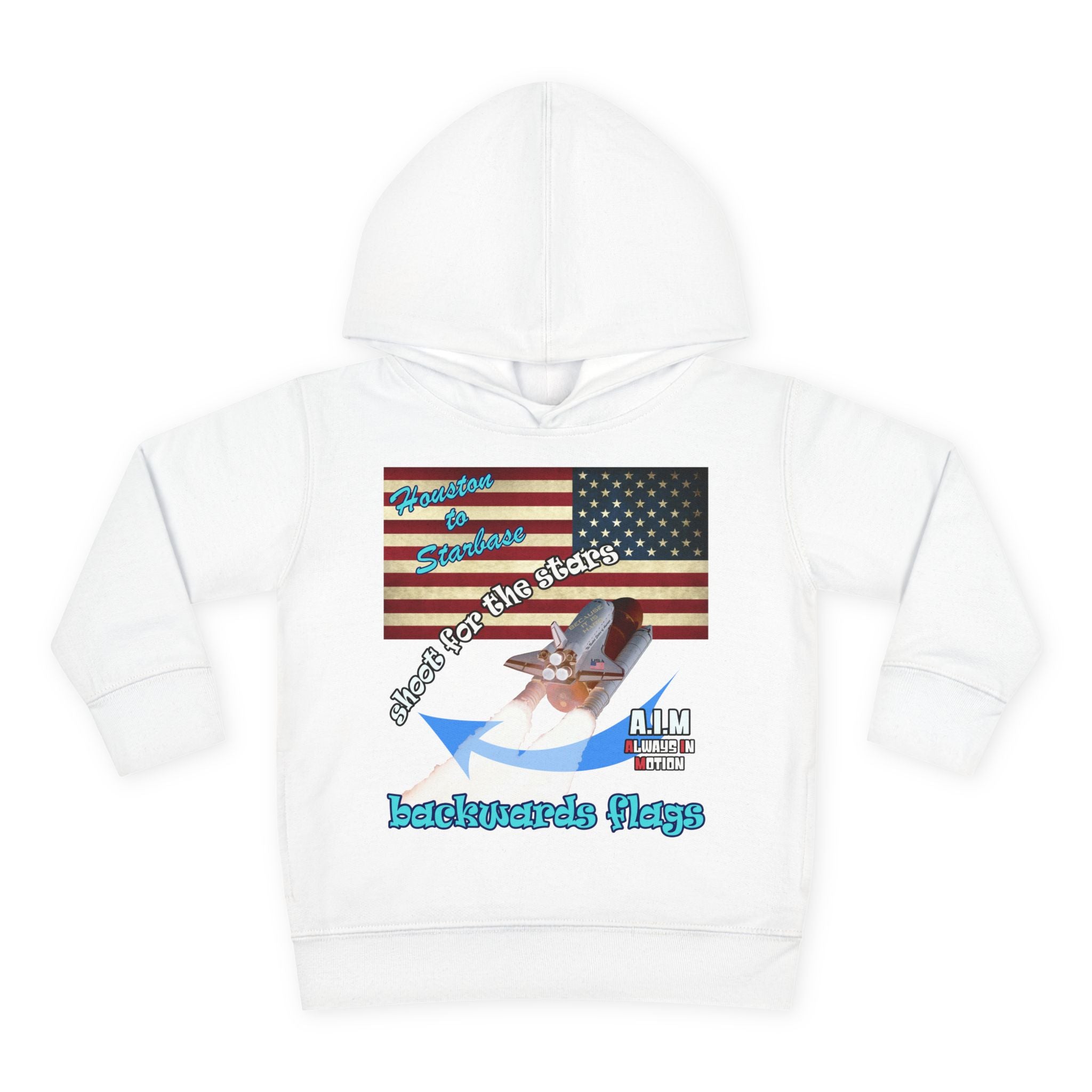 shoot for the stars - Toddler Pullover Fleece Hoodie