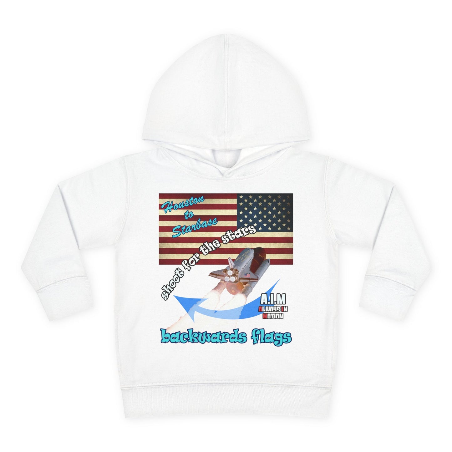 shoot for the stars - Toddler Pullover Fleece Hoodie