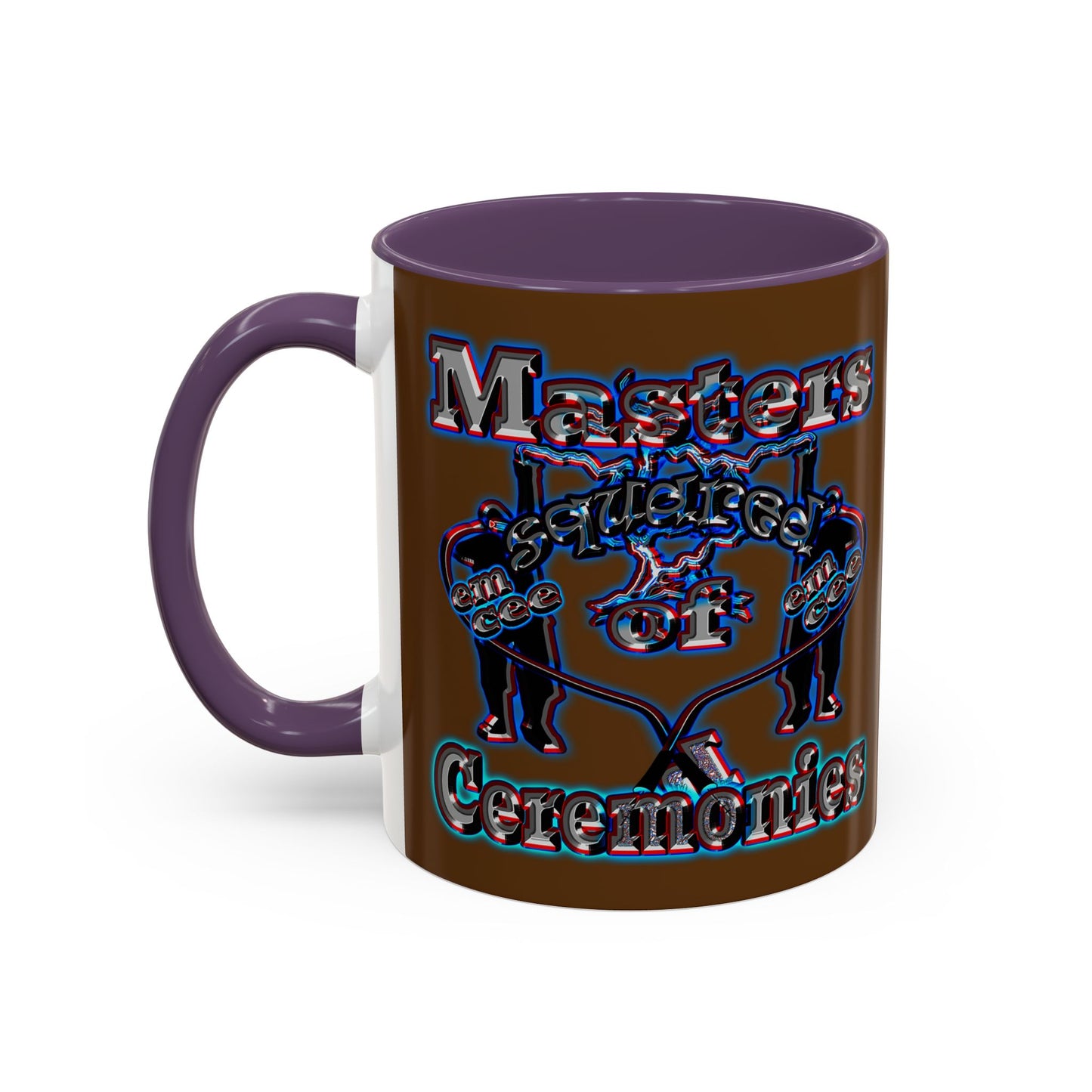 em cee squared - Accent Mug (brown)