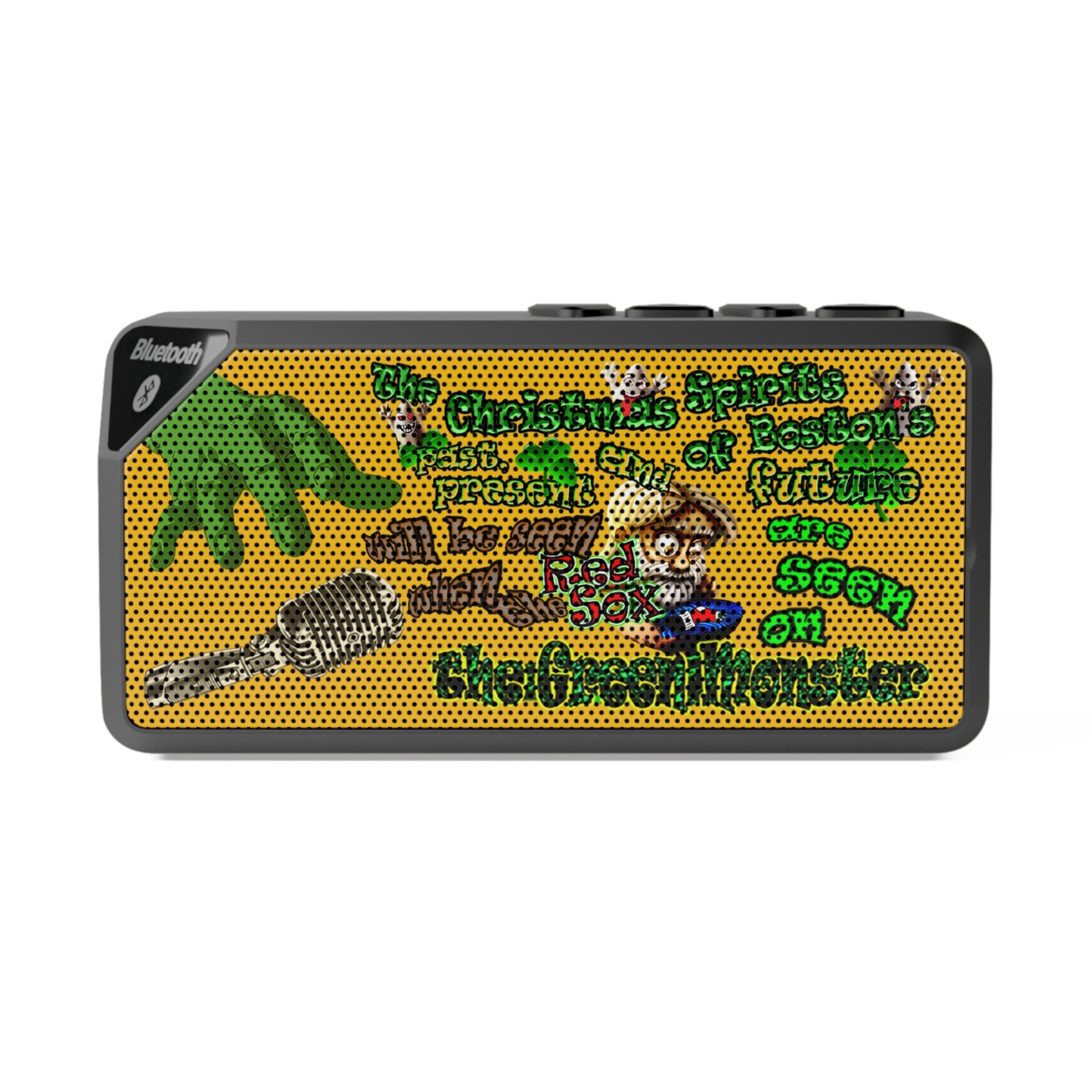 christmas spirits of boston - Jabba Bluetooth Speaker (yellow)