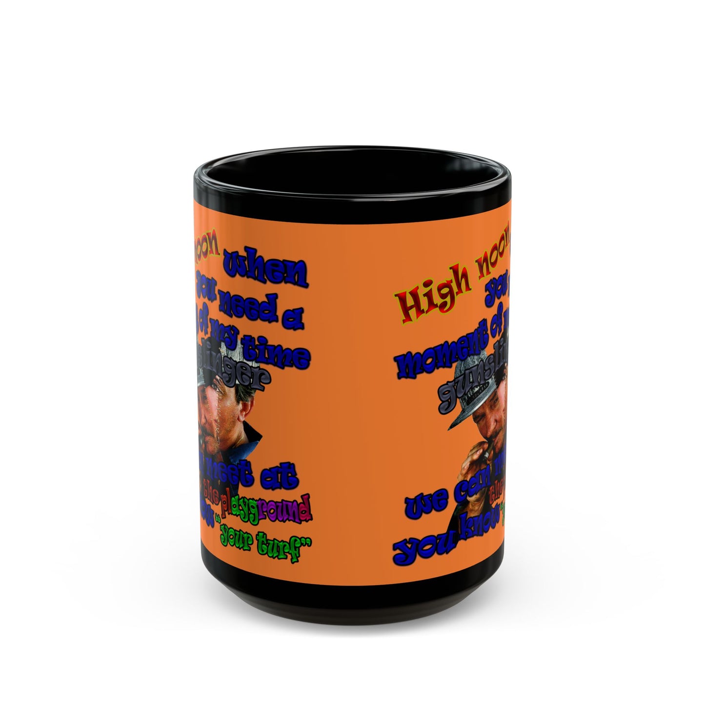 high noon - Black Mug (crusta)