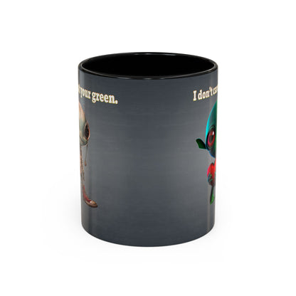 I don't care that your grey - Accent Mug (grey-light grey)