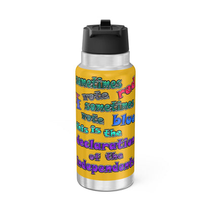 declaration of the independents - Gator Tumbler, 32oz (yellow)