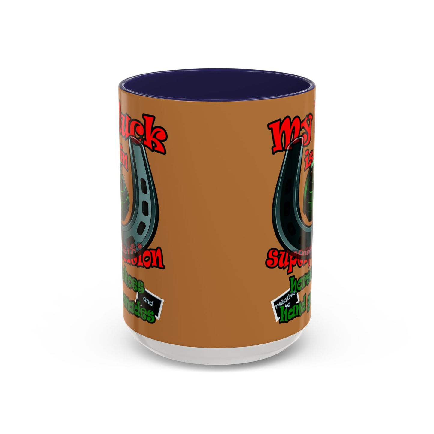 my luck - Accent Mug (light brown)