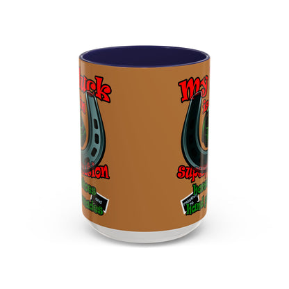 my luck - Accent Mug (light brown)