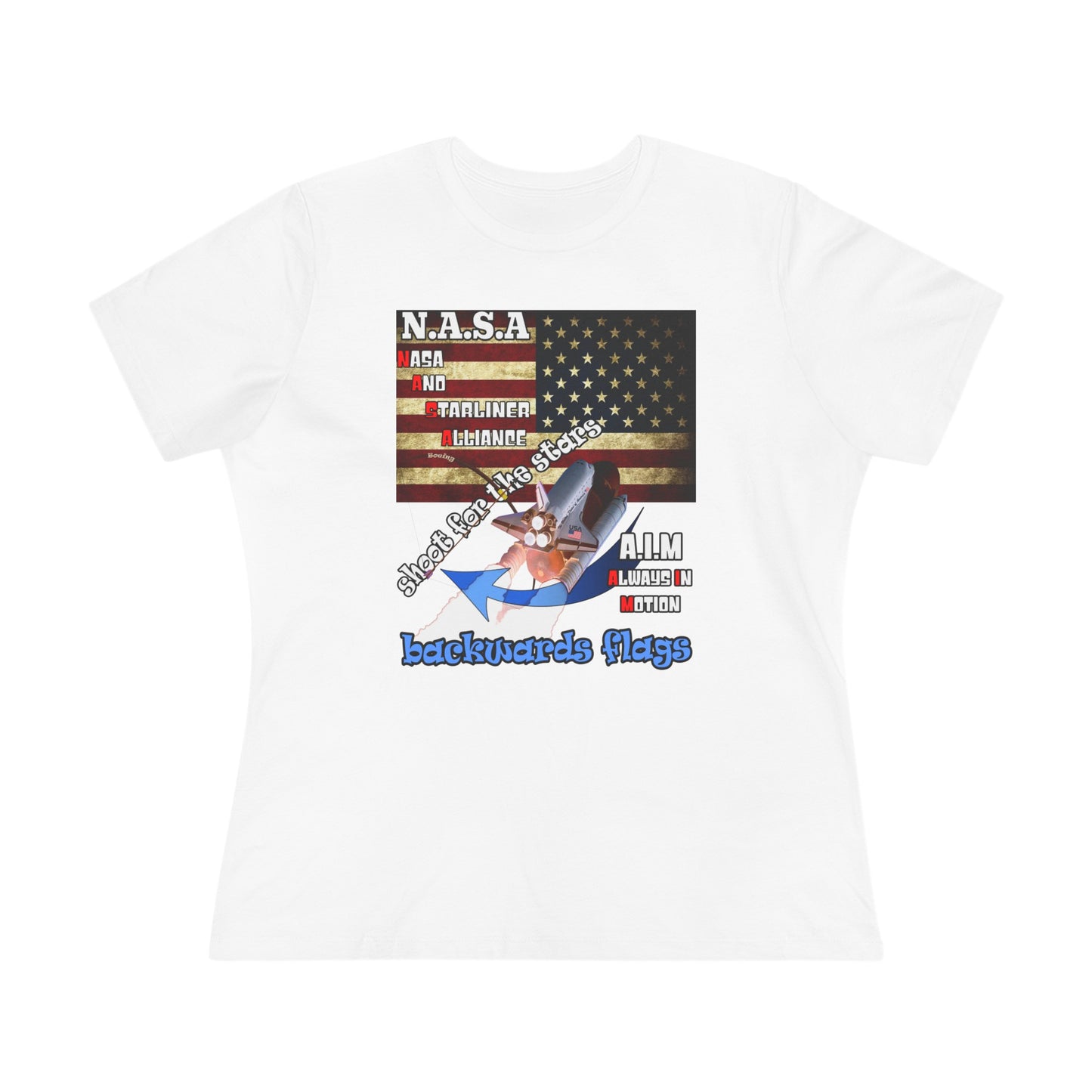 shoot for the stars(starliner) - Women's Premium Tee