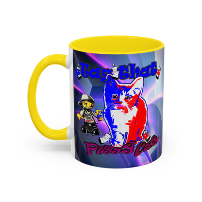 tag that - Accent Mug (grey-pink wave)