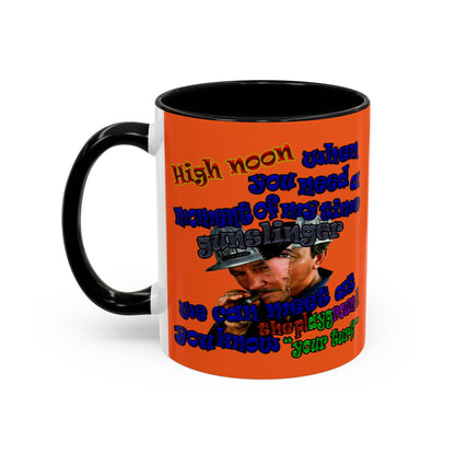high noon - Accent Mug (orange)