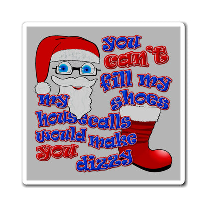 santa's shoes - Magnets - (light grey)