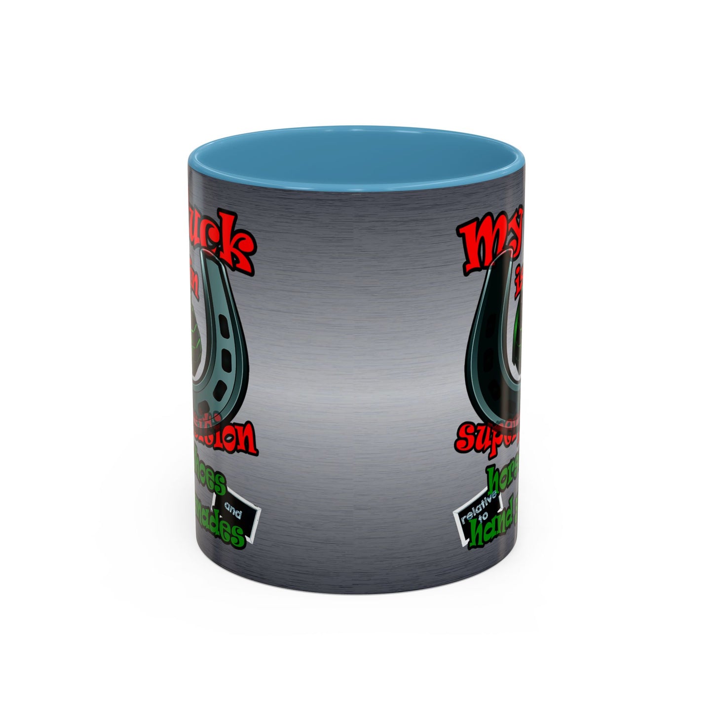 my luck - Accent Mug (brushed nickel)