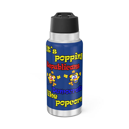 popping like popcorn - Gator Tumbler, 32oz (dark blue)