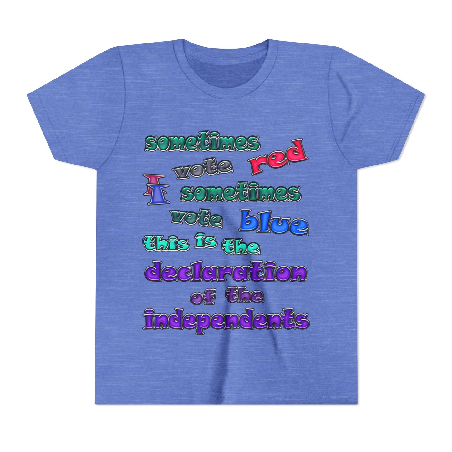declaration of the independents - Youth Short Sleeve Tee