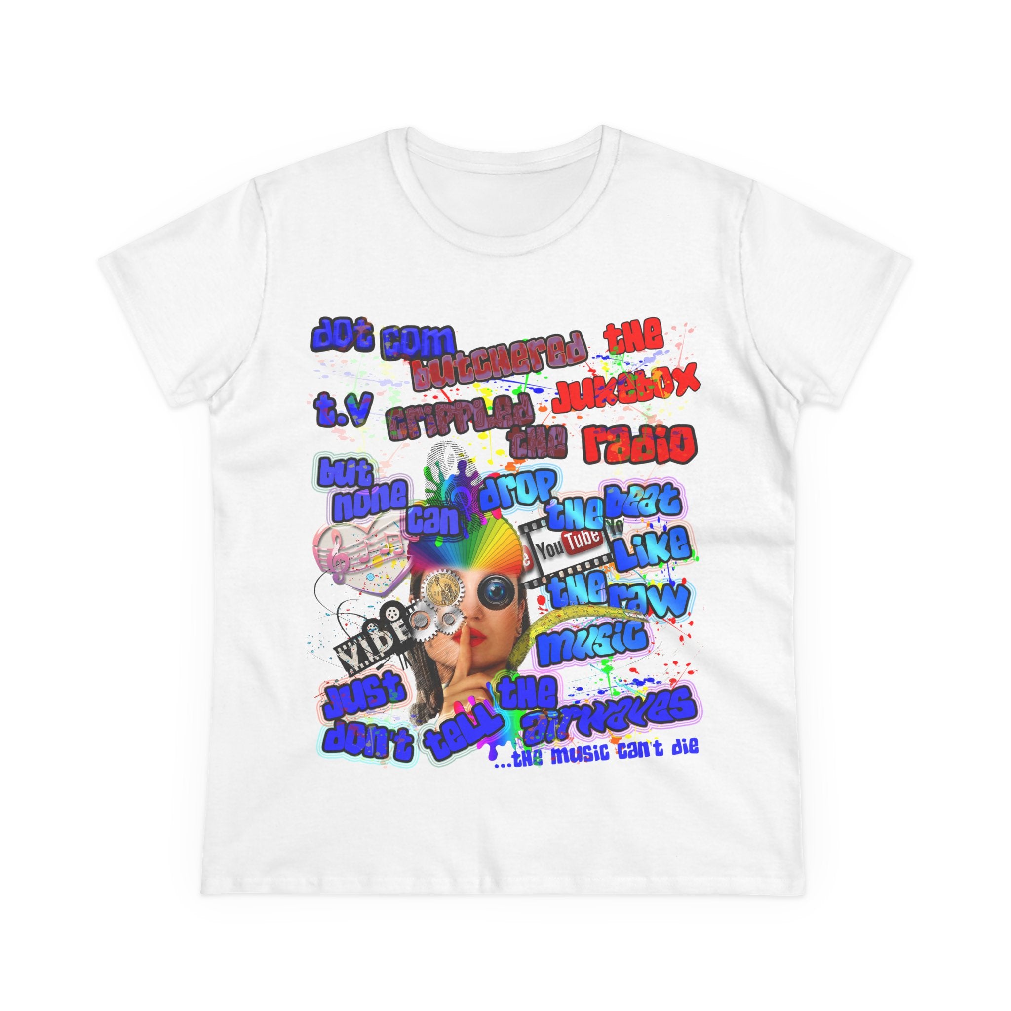 drop the beat - Women's Midweight Cotton Tee