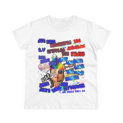 drop the beat - Women's Midweight Cotton Tee