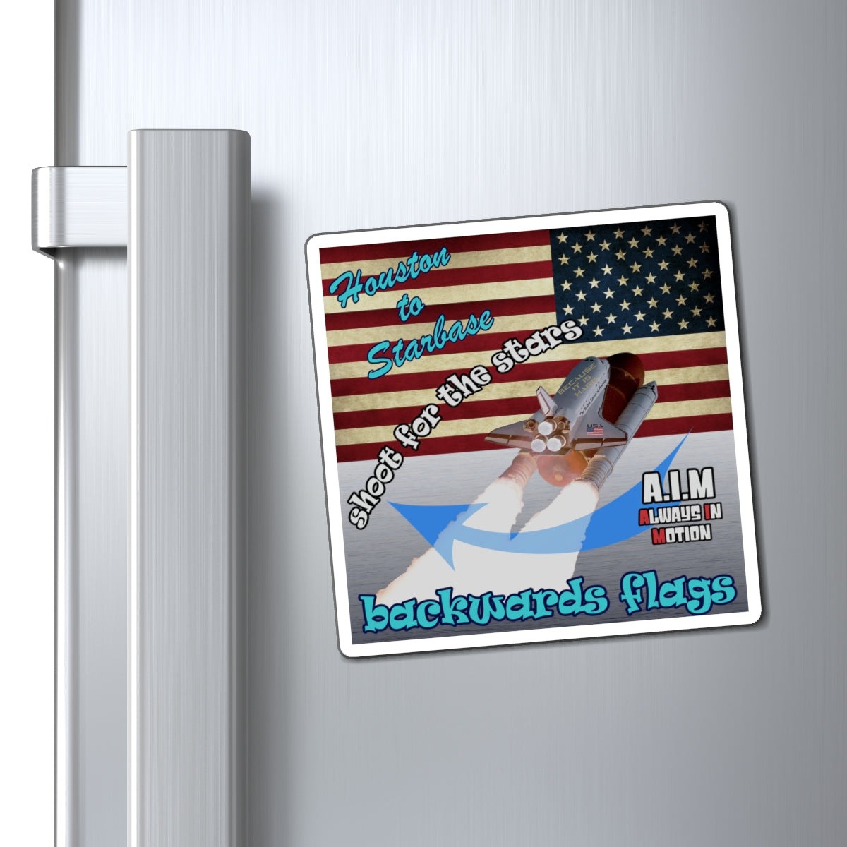 shoot for the stars - Magnets - (brushed nickel)