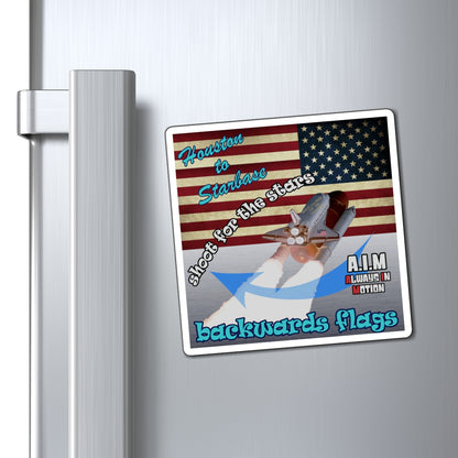 shoot for the stars - Magnets - (brushed nickel)