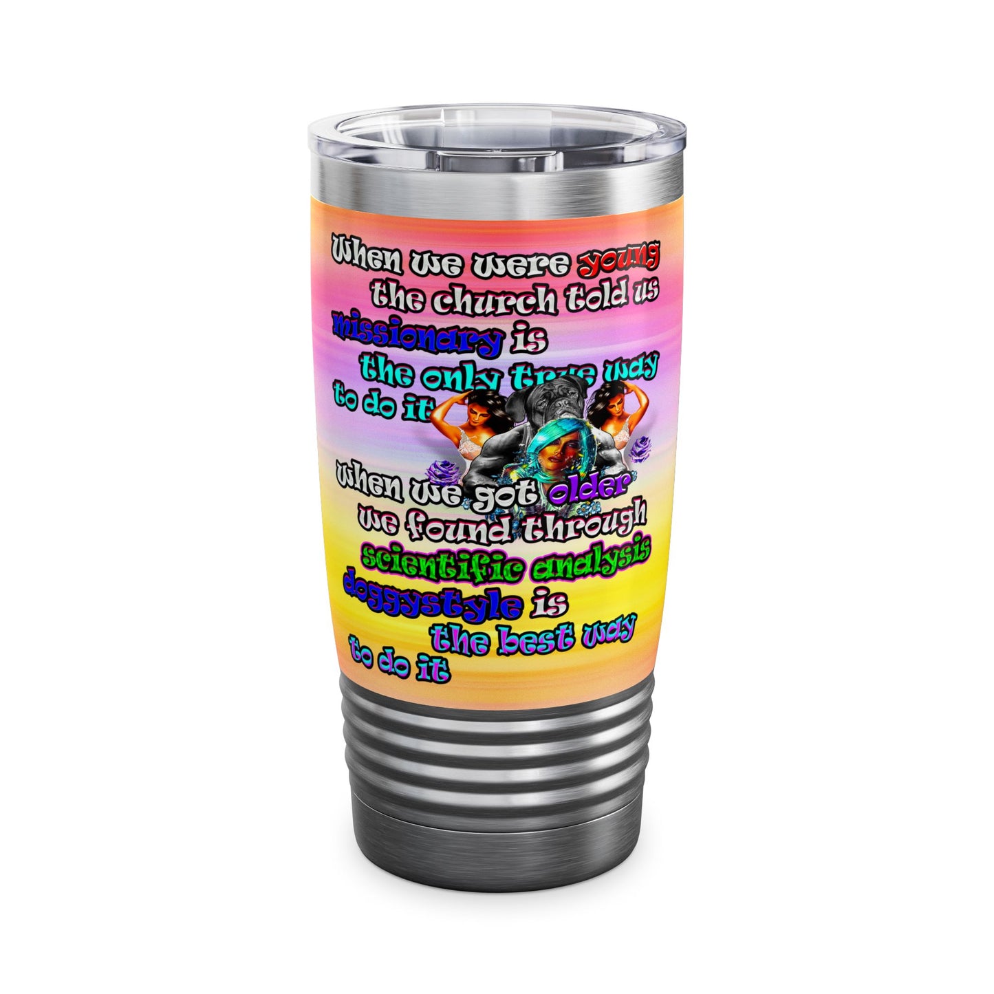 doggystyle - Ringneck Tumbler, 20oz (color blur)