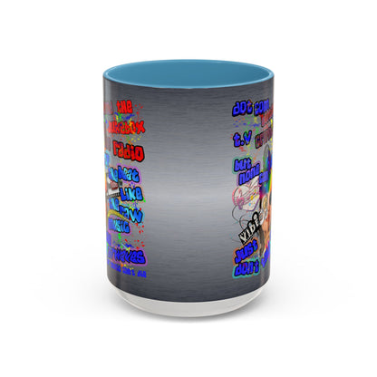 drop the beat - Accent Mug (brushed nickel)