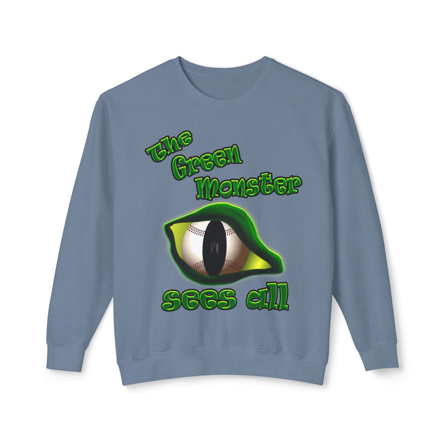 green monster - Unisex Lightweight Crewneck Sweatshirt