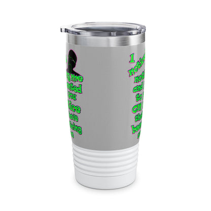 noticed you noticing - Ringneck Tumbler, 20oz (light grey)