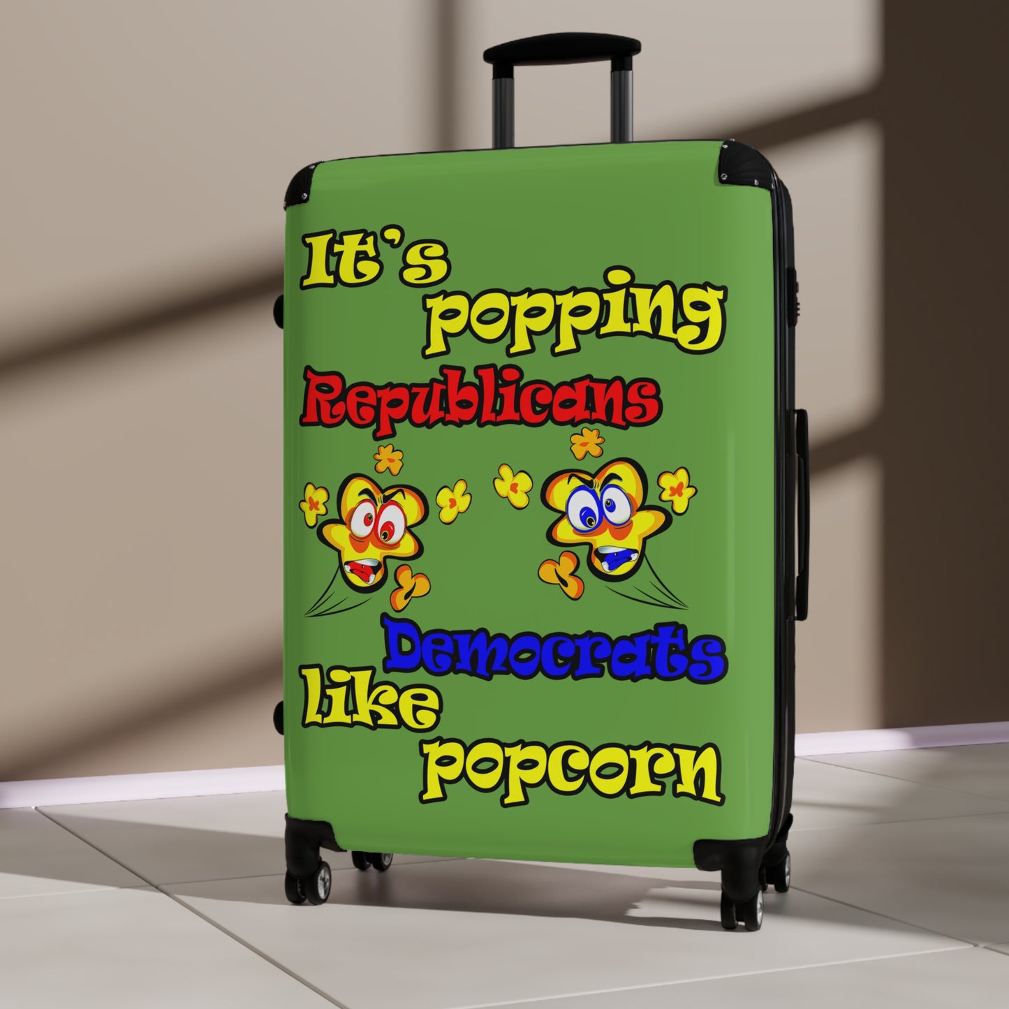 popping like popcorn - Suitcase (green)