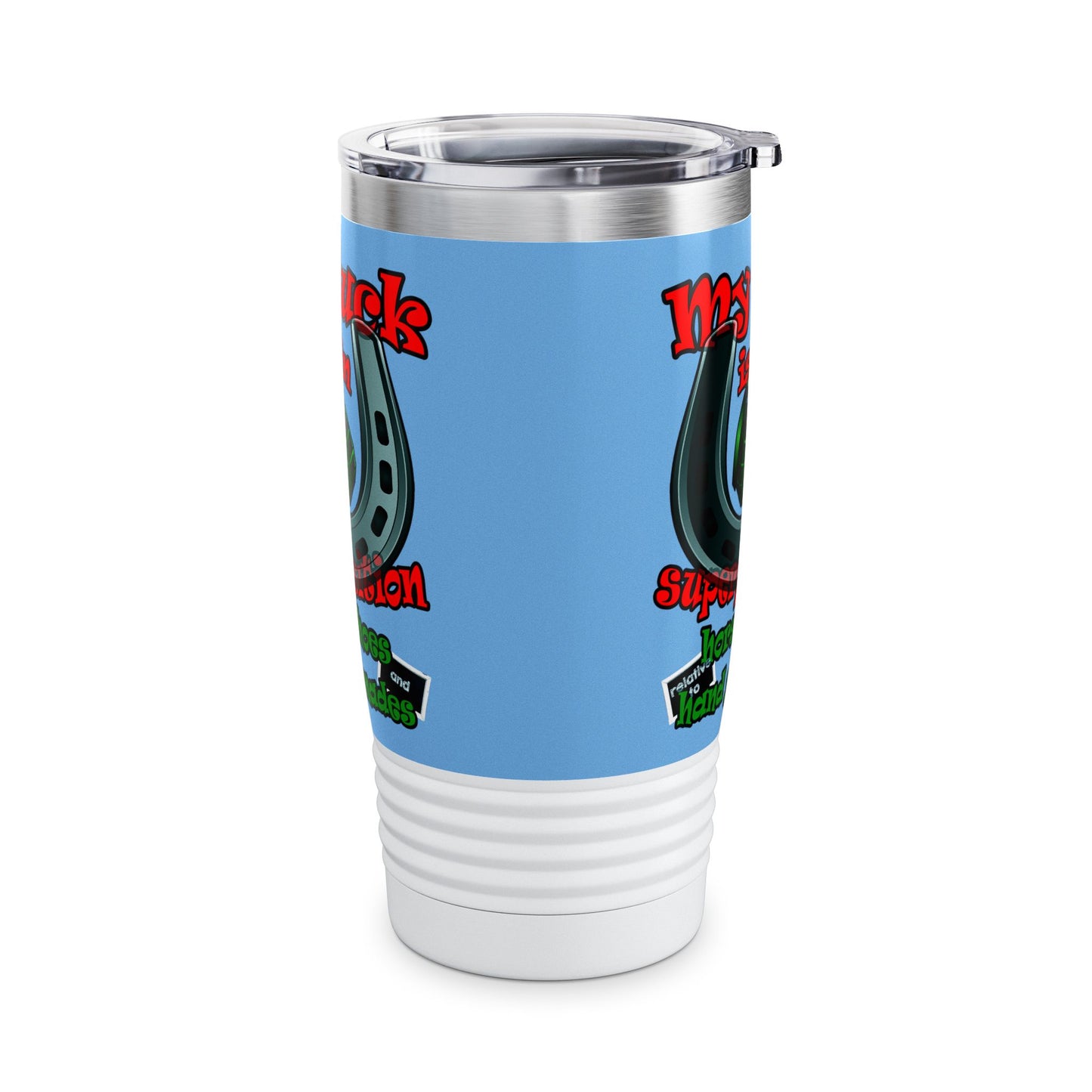 my luck - Ringneck Tumbler, 20oz (light blue)
