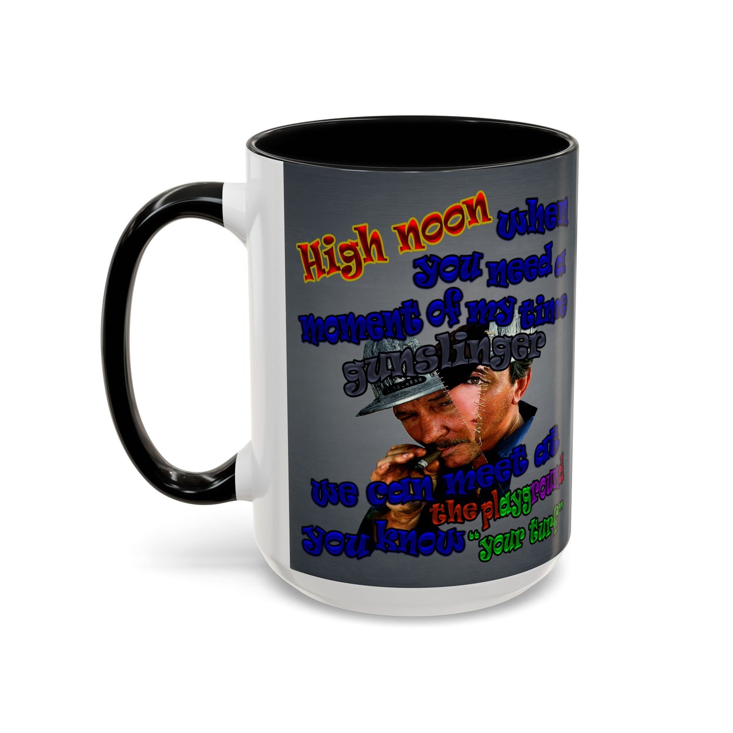 high noon - Accent Mug (grey-light grey)
