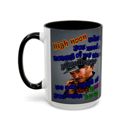 high noon - Accent Mug (grey-light grey)
