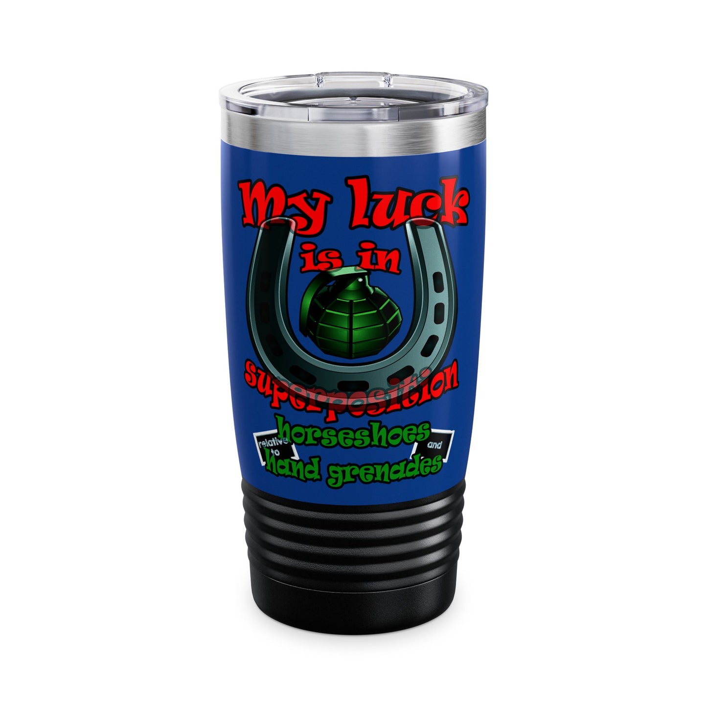 my luck - Ringneck Tumbler, 20oz (dark blue)