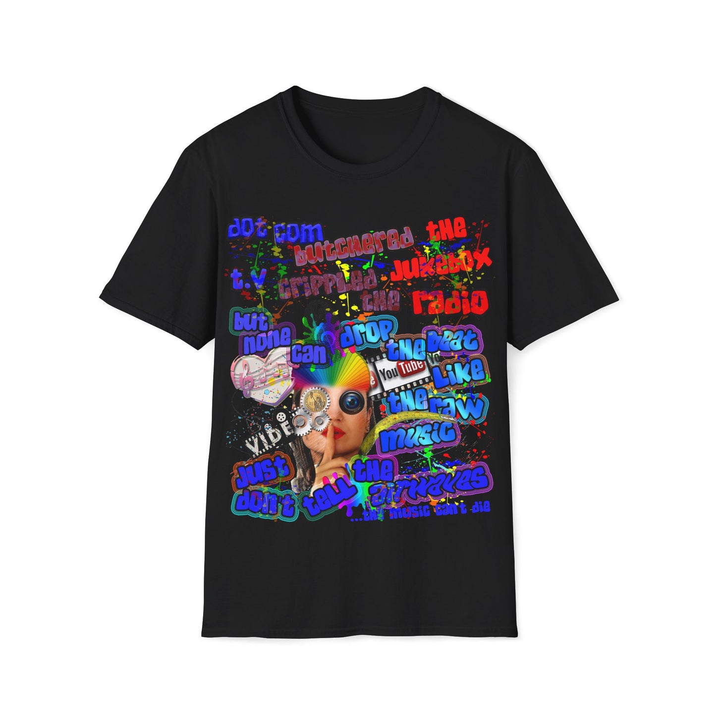drop the beat - Unisex Softstyle T-Shirt