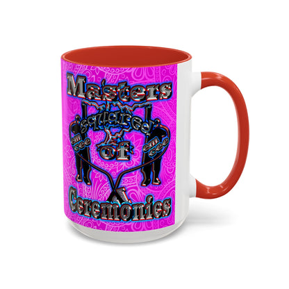 em cee squared - Accent Mug (pink swirl)