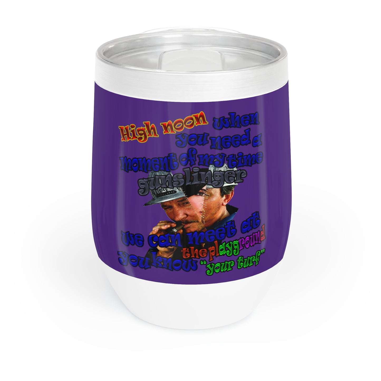 high noon - Chill Wine Tumbler (purple)