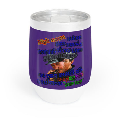 high noon - Chill Wine Tumbler (purple)