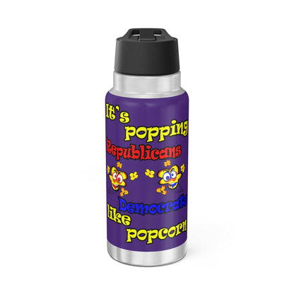popping like popcorn - Gator Tumbler, 32oz (purple)