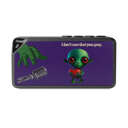 I don't care that your grey - Jabba Bluetooth Speaker (purple)