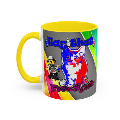 tag that - Accent Mug (rainbow split)