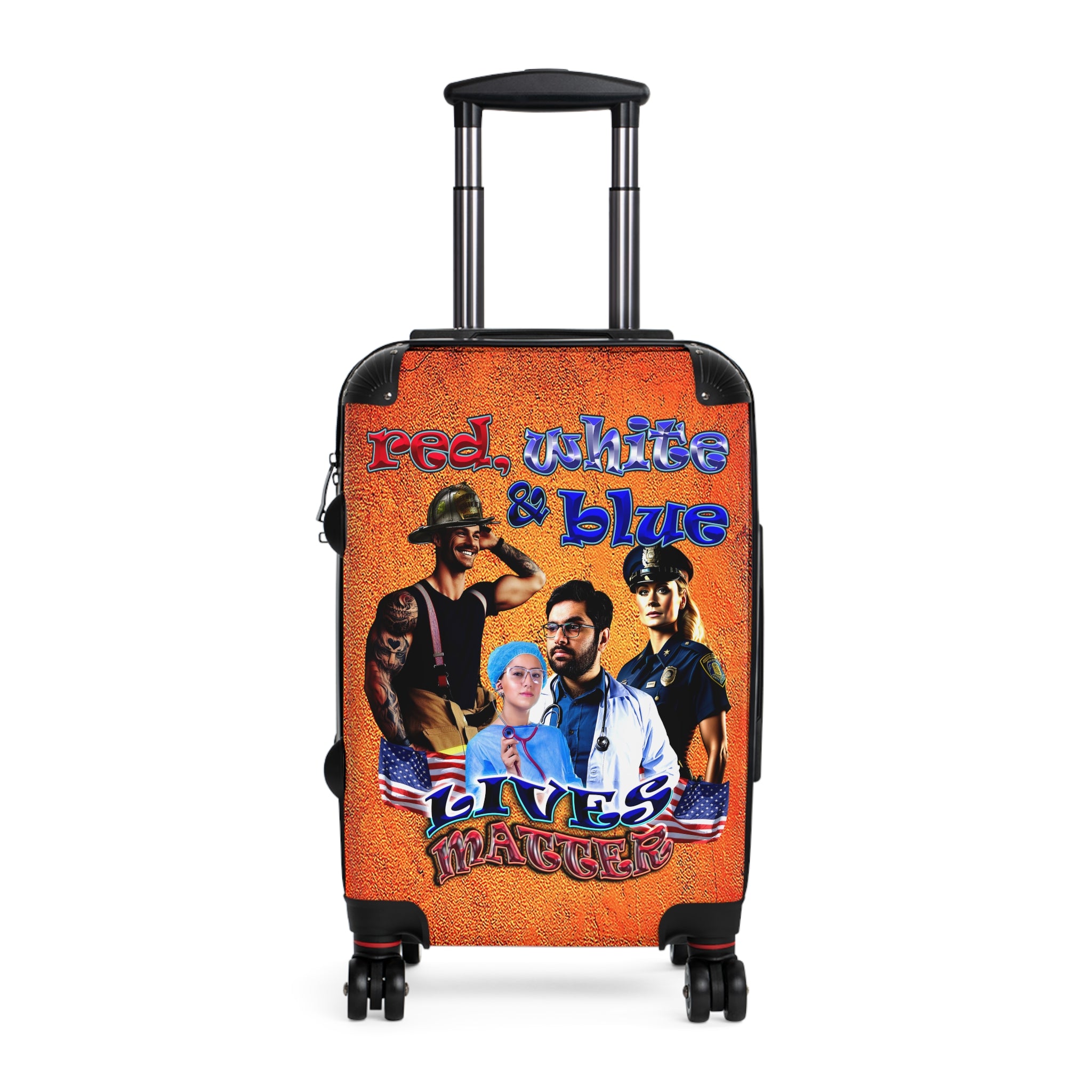 rw&b lives matter - Suitcase (burnt orange)