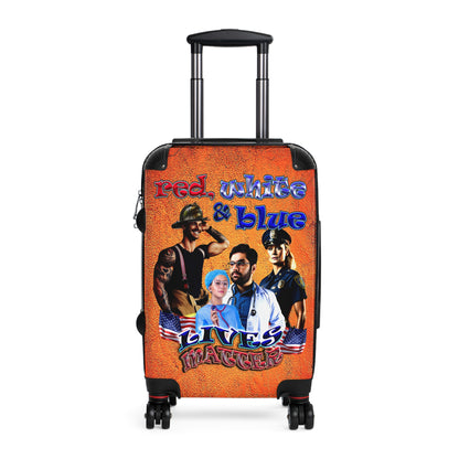 rw&b lives matter - Suitcase (burnt orange)