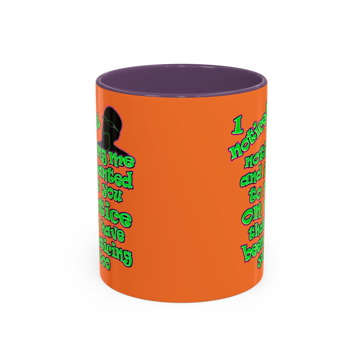 noticed you noticing - Accent Mug (crusta)