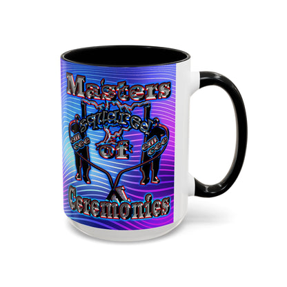em cee squared - Accent Mug (purple wave)