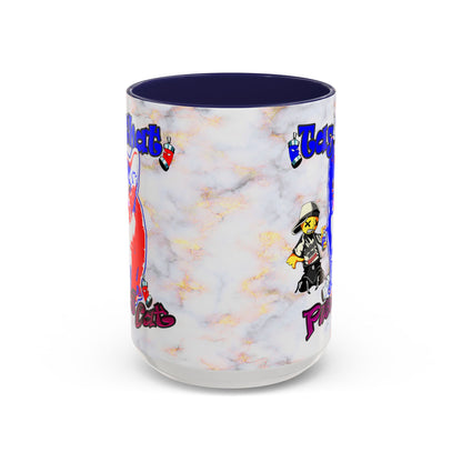 tag that - Accent Mug (white marble)